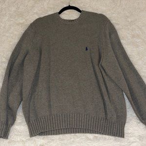 big kids XXL Polo, Ralph Lauren, gray sweater